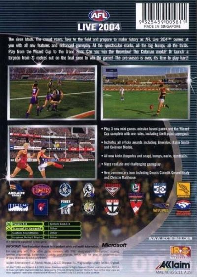 AFL Live 2004 (Australia)